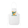 grembiule bianco cucina scritta logo veneto radio gadget