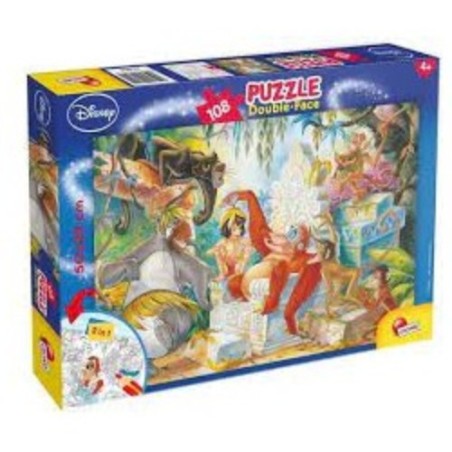 Il libro della giungla prende vita, due volte! I nostri puzzle double face ti offrono il doppio del divertimento: un lato color