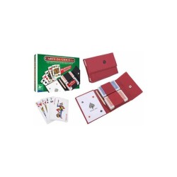 Il tuo compagno di gioco perfetto! 2 mazzi di carte classiche in un elegante astuccio, per ore di divertimento in compagnia. Po