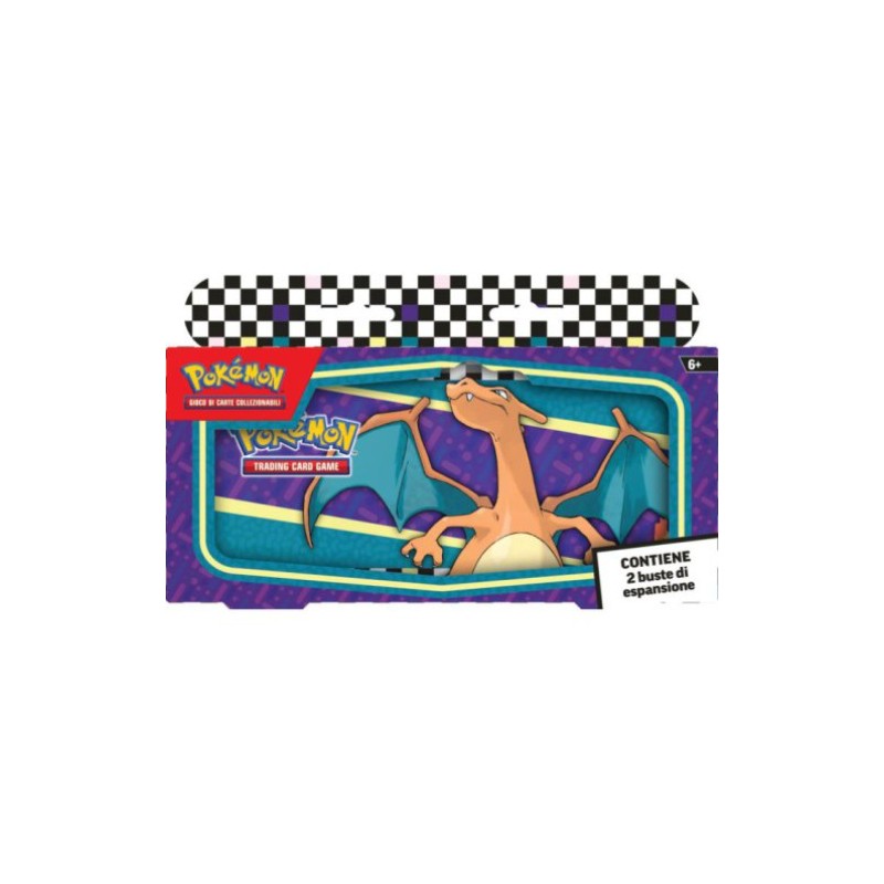 Il tuo nuovo compagno di avventure Pokémon! Questo fantastico astuccio in metallo ti permetterà di portare sempre con te le tue Il tuo nuovo compagno di avventure Pokémon! Questo fantastico astuccio in metallo ti permetterà di portare sempre con te le tue