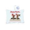 Mini cuscino Buone feste cm 18x18