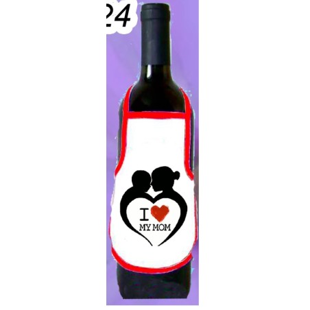 Mini grembiule personalizzto ( I love mom)