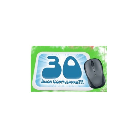 Mouse pad compleanno 30 anni