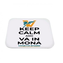 mouse pad tappetino rettangolare pc scritta veneto radio keep calm and va in mona