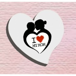 Mousepad 22.5 X 20 personalizzato ( i love my mom)
