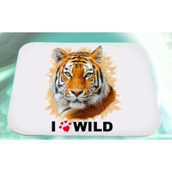 Mousepad con scritta i love wild