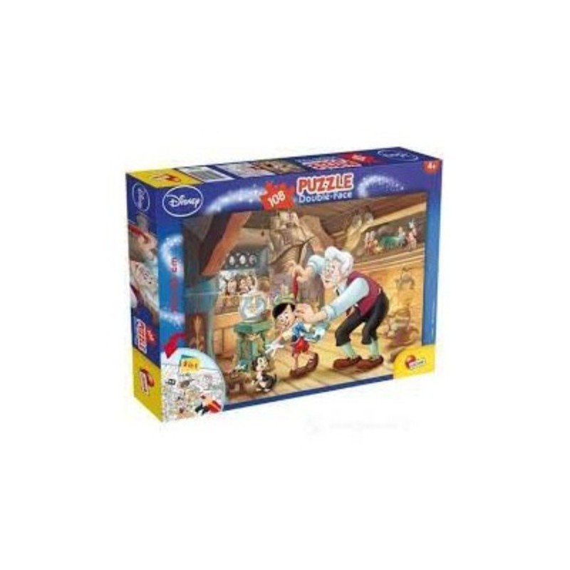 Pinocchio prende vita, due volte! I nostri puzzle double face ti offrono il doppio del divertimento: un lato colorato e uno da Pinocchio prende vita, due volte! I nostri puzzle double face ti offrono il doppio del divertimento: un lato colorato e uno da