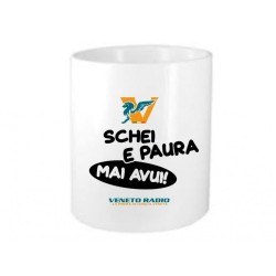 portapenne ceramica scritta veneto radio schei e paura mai avui