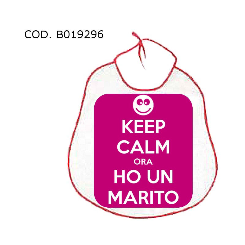 Bavaglioni speciali matrimonio ( keep calm ora ho un marito)