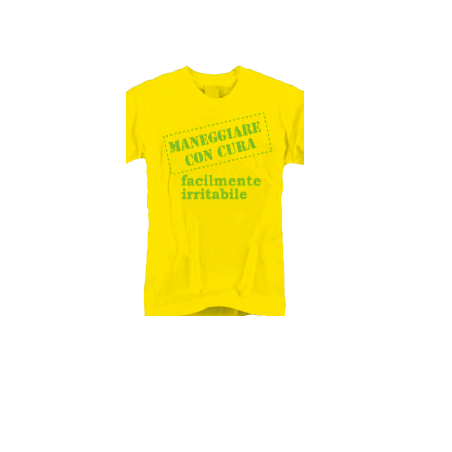 t-shirt baby frase divertente "maneggiare con cura.."