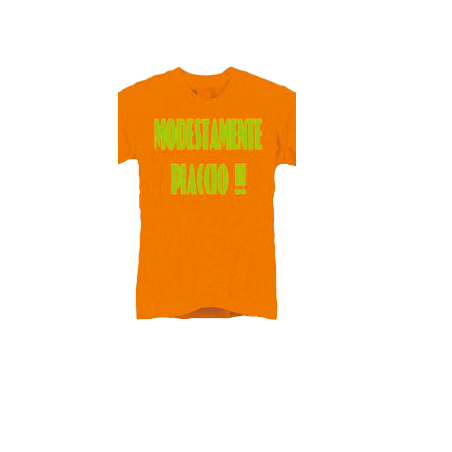 t-shirt baby frase divertente "modestamente piaccio"