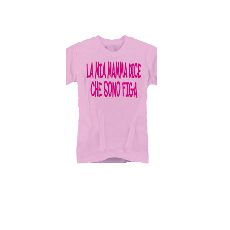 t-shirt baby frase divertente "sono figa"