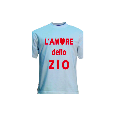 t-shirt baby frase divertente amore dello zio