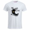 t-shirt bianca uomo scritta veneto radio va pian ma fa presto