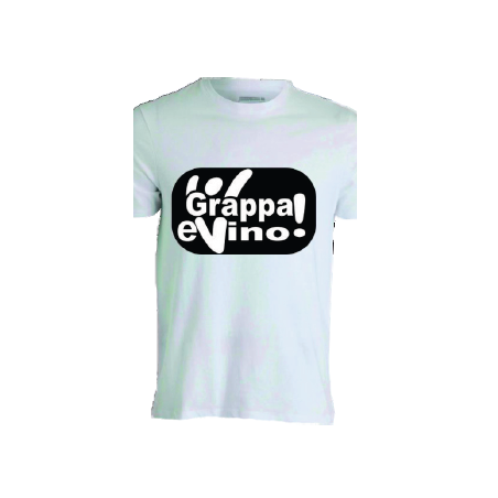 t-shirt con frase GRAPPA E VINO.. taglie assortite S-M-L-XL-XXL