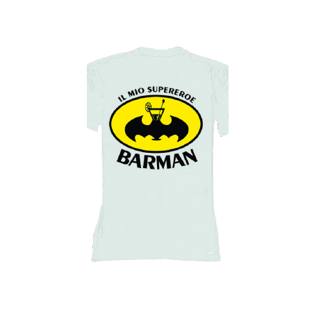 t-shirt con frase IL MIO SUPEREROE.. taglie assortite S-M-L-XL-XXL
