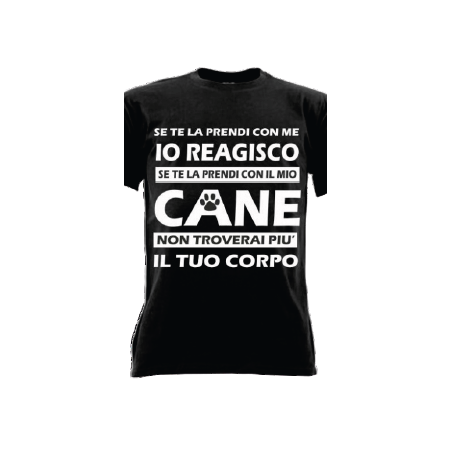 t-shirt con frase se te la prendi con me.. taglie assortite S-M-L-XL-XXL