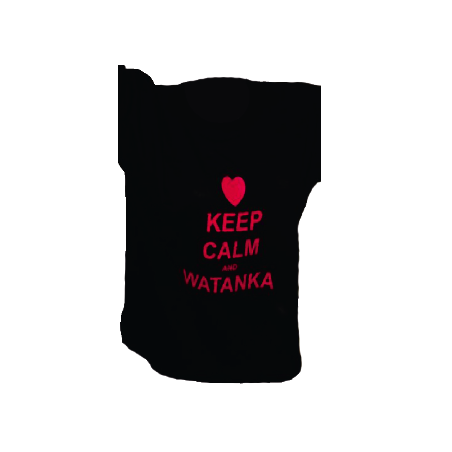 t-shirt con frase spiritosa .calm e watanka.  taglie assortite S-M-L-XL-XXL