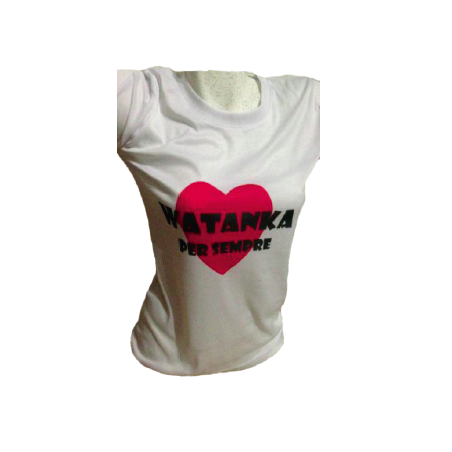 t-shirt con frase watanka per sempre. taglie assortite S-M-L-XL-XXL