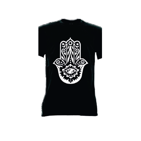 t-shirt frase spiritosa .mano di fatima. taglie assortite S-M-L-XL-XXL