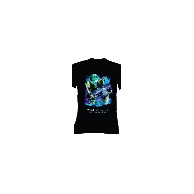 t-shirt frase spiritosa taglie assortite S-M-L-XL-XXL. Wolf country