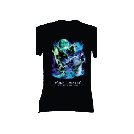 t-shirt frase spiritosa taglie assortite S-M-L-XL-XXL. Wolf country