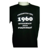 t-shirt m/c frase spiritosa . Prodotto nel 1960. TAGLIE ASSORTITE S-M-L-XL-XXL