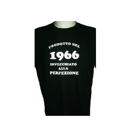 t-shirt m/c frase spiritosa . Prodotto nel 1966. TAGLIE ASSORTITE S-M-L-XL-XXL