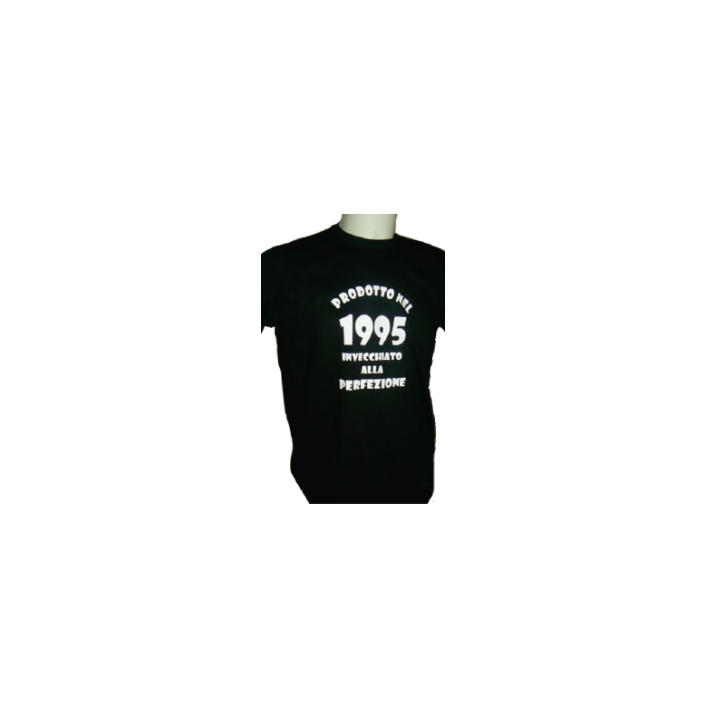 t-shirt m/c frase spiritosa . Prodotto nel 1995. TAGLIE ASSORTITE S-M-L-XL-XXL