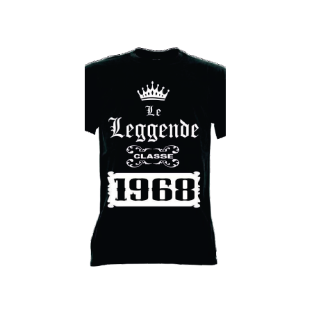 t-shirt m/c frase spiritosa .Classe 1968 delle leggende. TAGLIE ASSORTITE S-M-L-XL-XXL