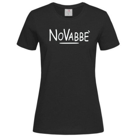 t-shirt uomo donna in cotone frase simpatica novabbe'