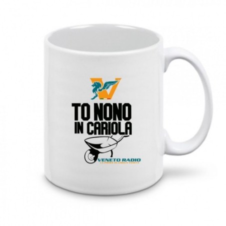 tazza 8x10 ceramica scritta veneto radio to nono in cariola