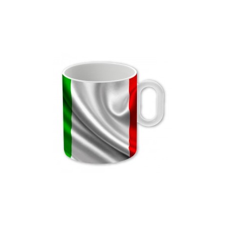 TAZZA BANDIERA ITALIA 2 SOGGETTI