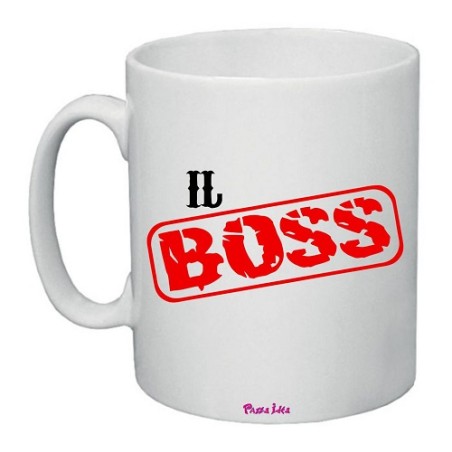 Tazza in ceramica con scritta Il Boss