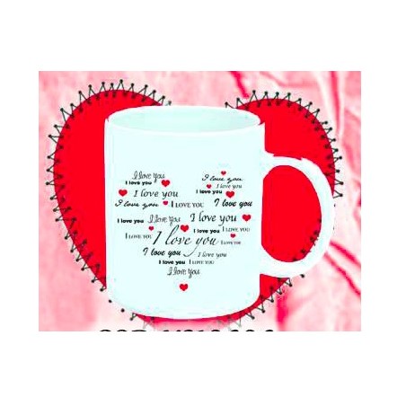 Tazza personalizzata con scritta I LOVE YOU