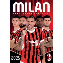 Calendario ufficiale calcio Milan cm42x29