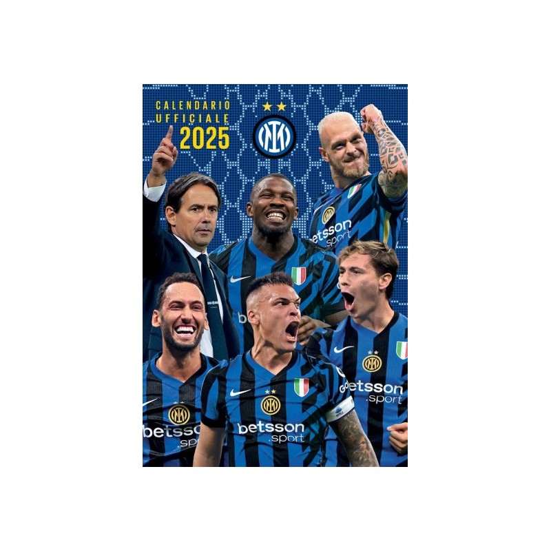 Calendario ufficiale calcio inter cm42x29