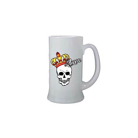 boccale halloween teschio queen cl 500