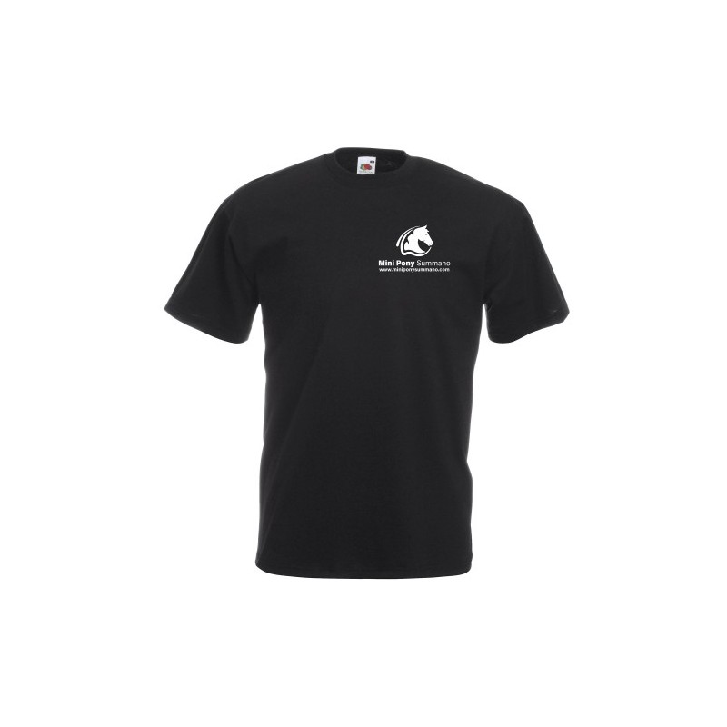 t-shirt maglietta in cotone con stampa mini pony summano