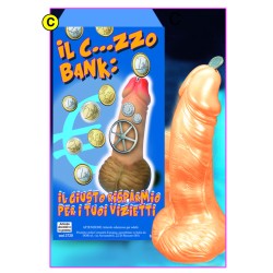 Salvadanaio pene il c..zzo bank cm 20