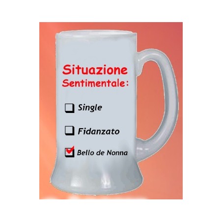 Boccale single Situazione sentimentale bello de nonna