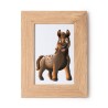 Cornice portafoto in legno cm 10x15 con mini pony Billy