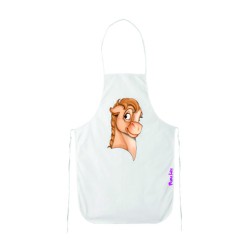 Grembiule cucina con stampa mini pony femmina