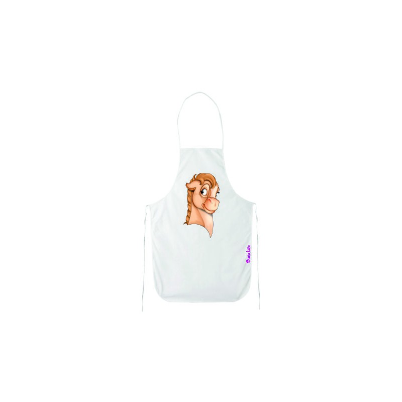 Grembiule cucina con stampa mini pony femmina