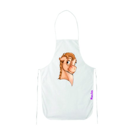 Grembiule cucina con stampa mini pony femmina