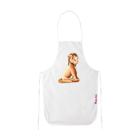 Grembiule cucina con stampa mini pony femmina