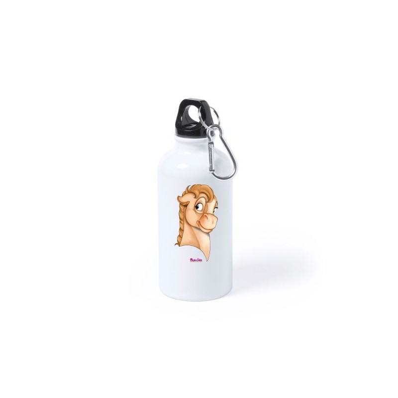 Borraccia bottiglia alluminio 500 ml con stampa mini pony femmina