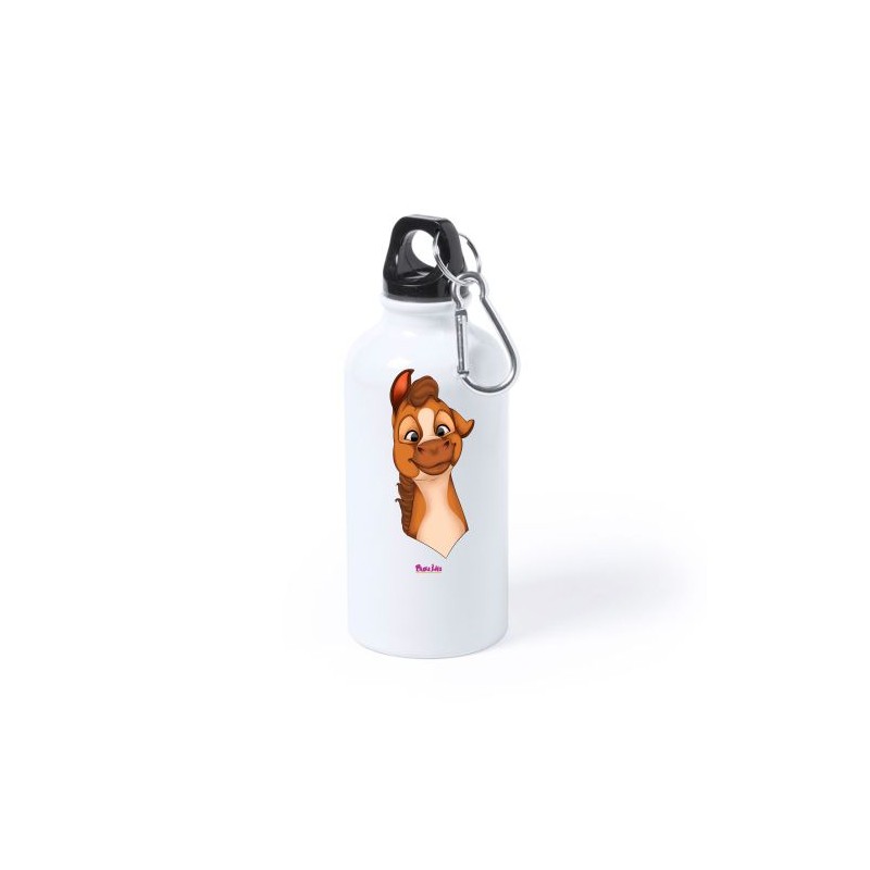 Borraccia bottiglia alluminio 500 ml con stampa mini pony maschio