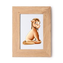 Cornice cm 10x15 stampa mini pony femmina