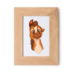 Cornice porta foto cm 10x15 stampa mini pony maschio